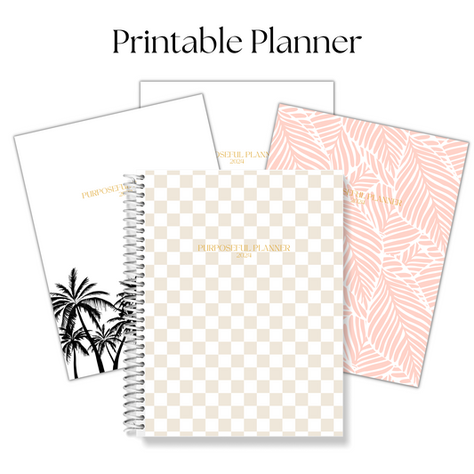 Printable 2024 Purposeful Planner - Weekly