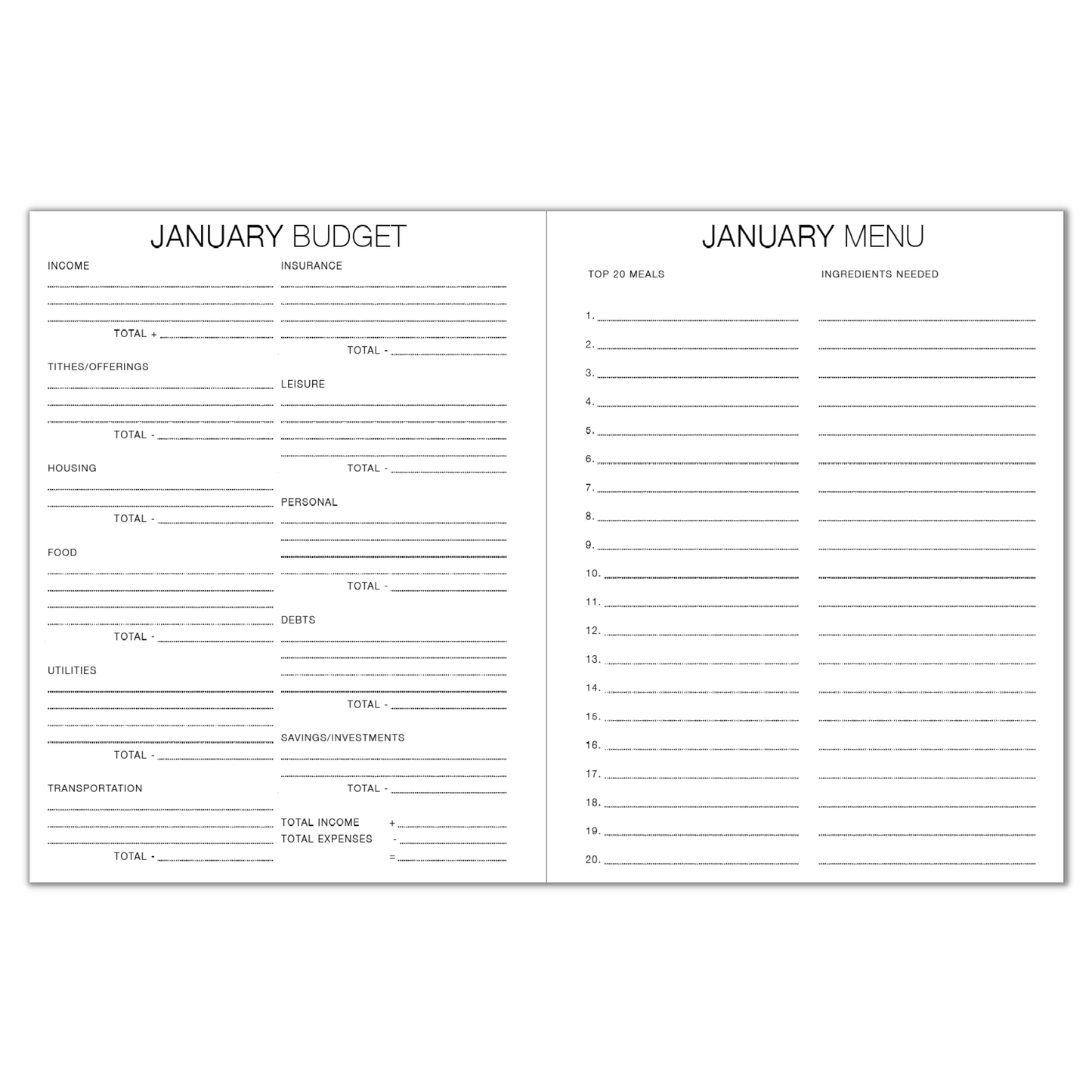 Printable 2024 Purposeful Planner - Weekly