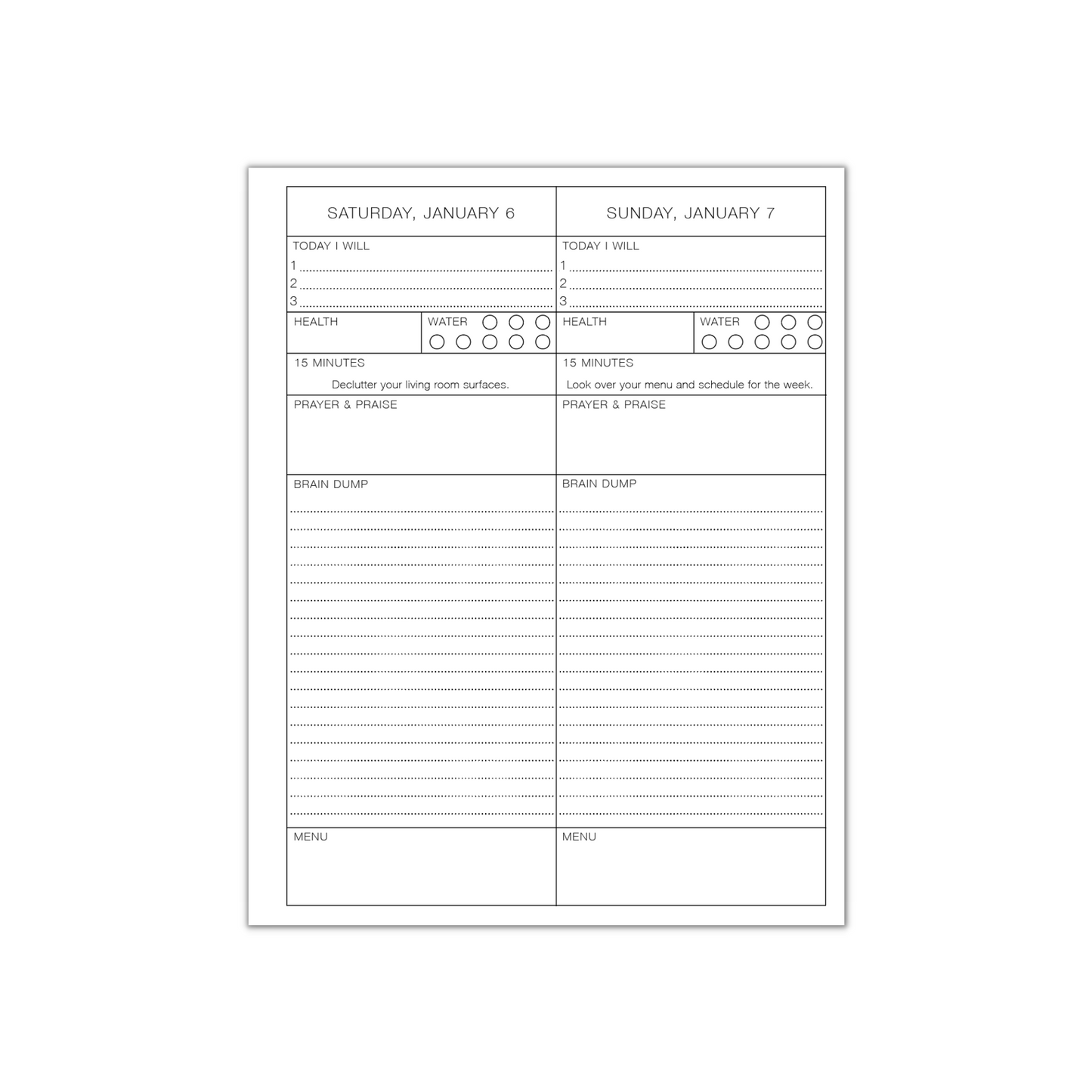 Printable 2024 Purposeful Planner - Daily