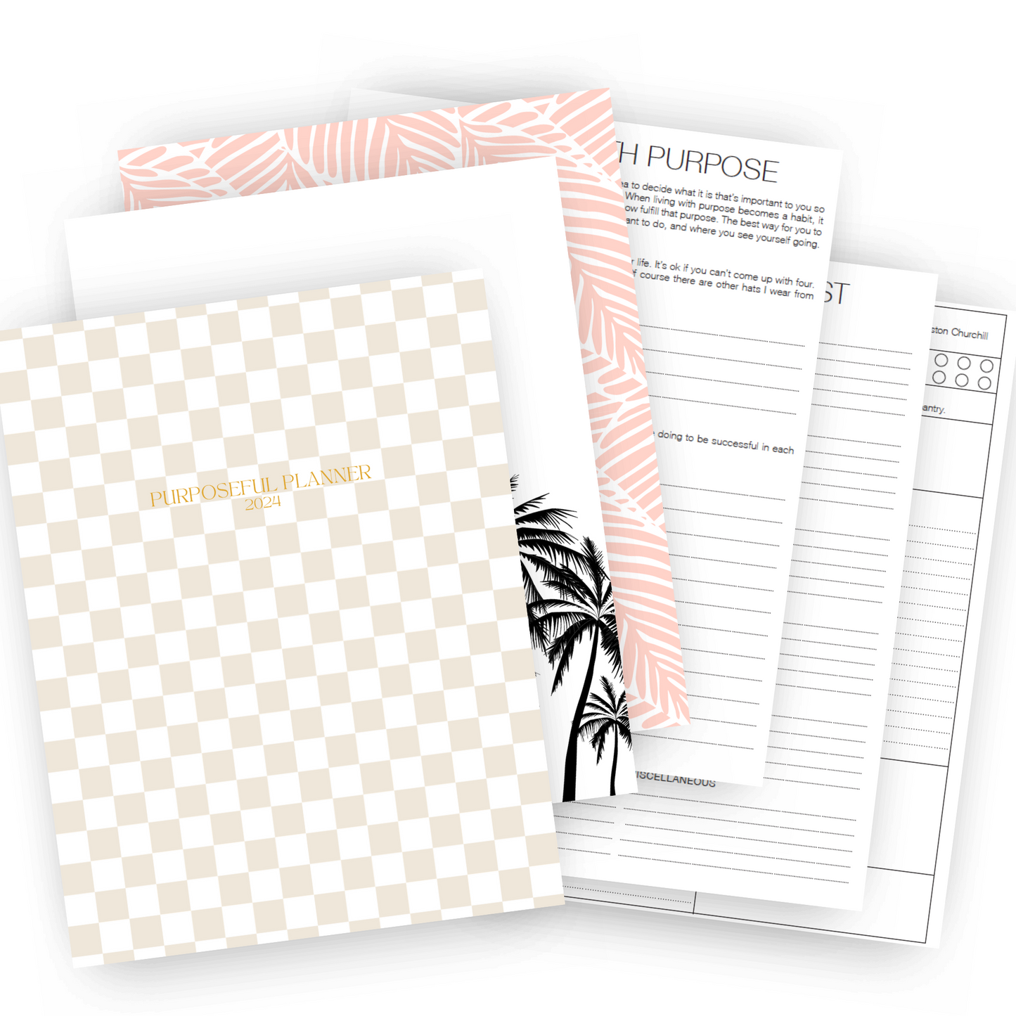 Printable 2024 Purposeful Planner - Daily