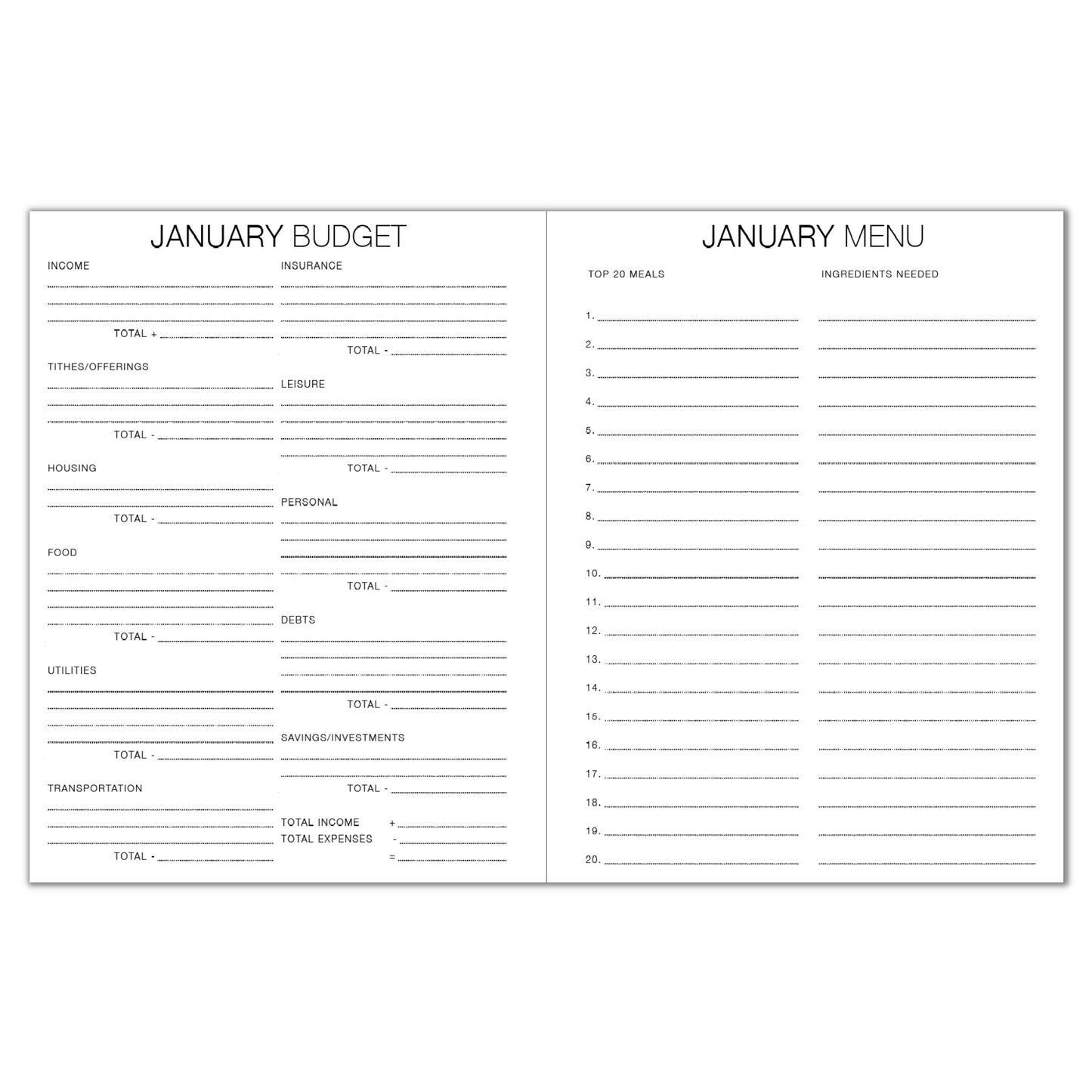 Printable 2024 Purposeful Planner - Daily