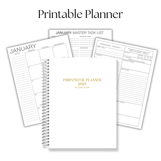 Printable 2024 Purposeful Planner - Weekly