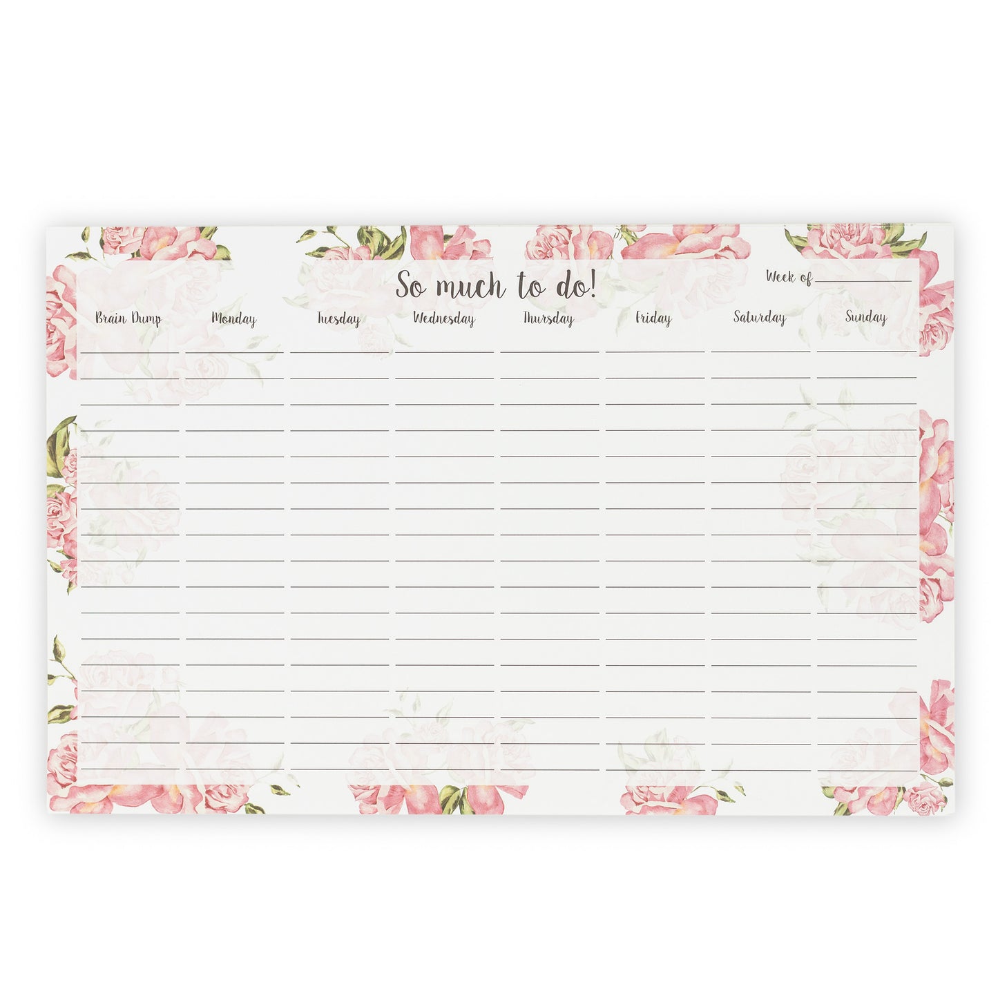 So Much To Do Desk Pad - Holly Floral